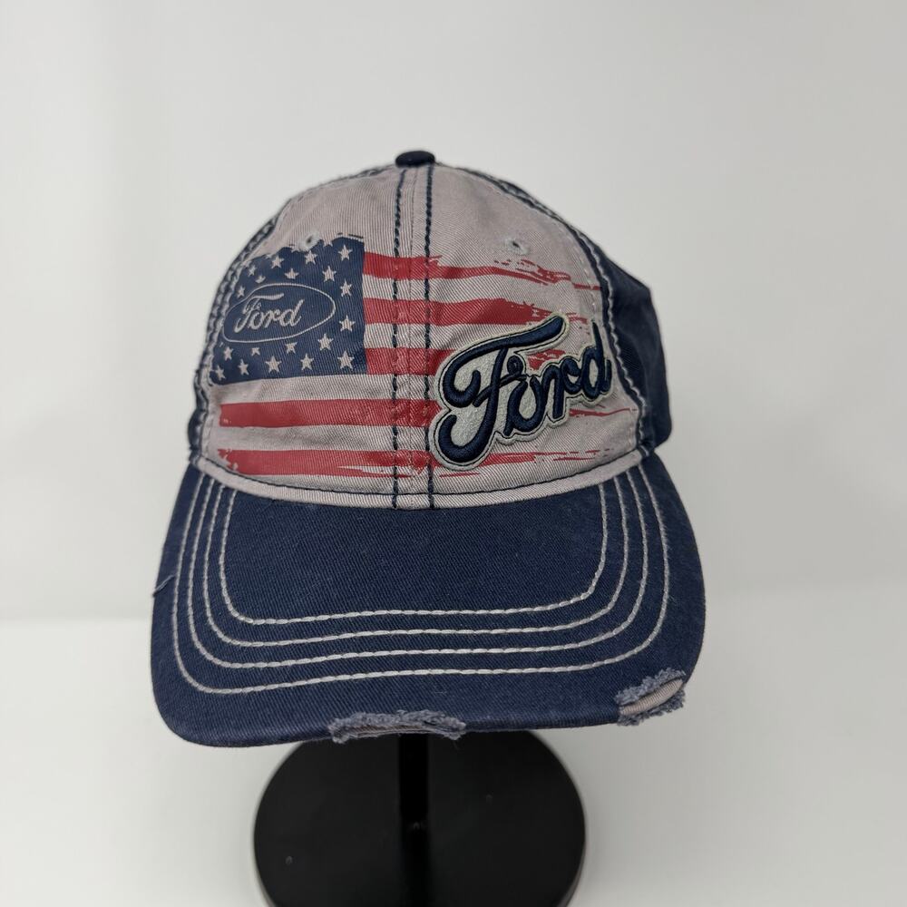 Ford Americana Distressed Trucker Cap